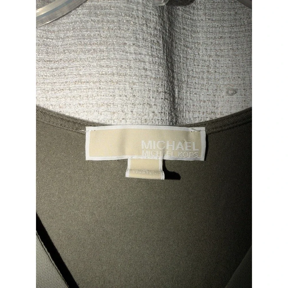 Michael Kors Blouse Size Large Olive Green